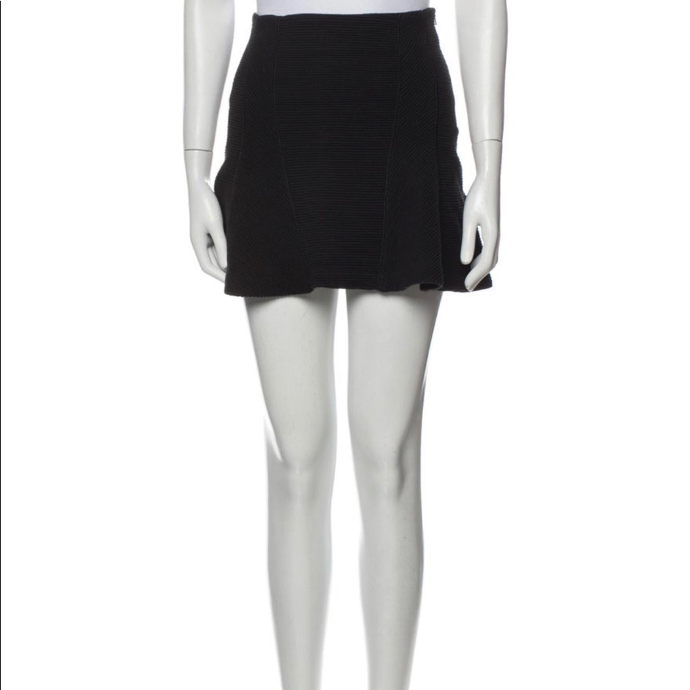VERONICA BEARD Black Mini Skirt
